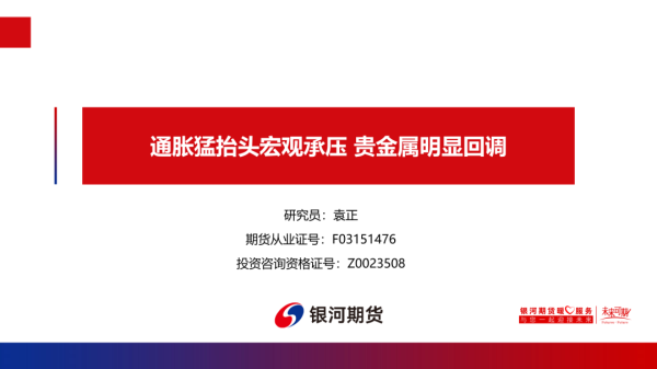 【贵金属周报】通胀猛抬头宏观承压 贵金属明显回调