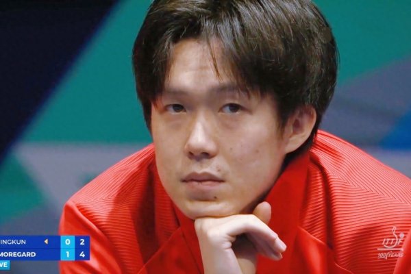 伦敦世乒赛国乒林诗栋2场全输, 男队或排第3, 女队3胜小组第一